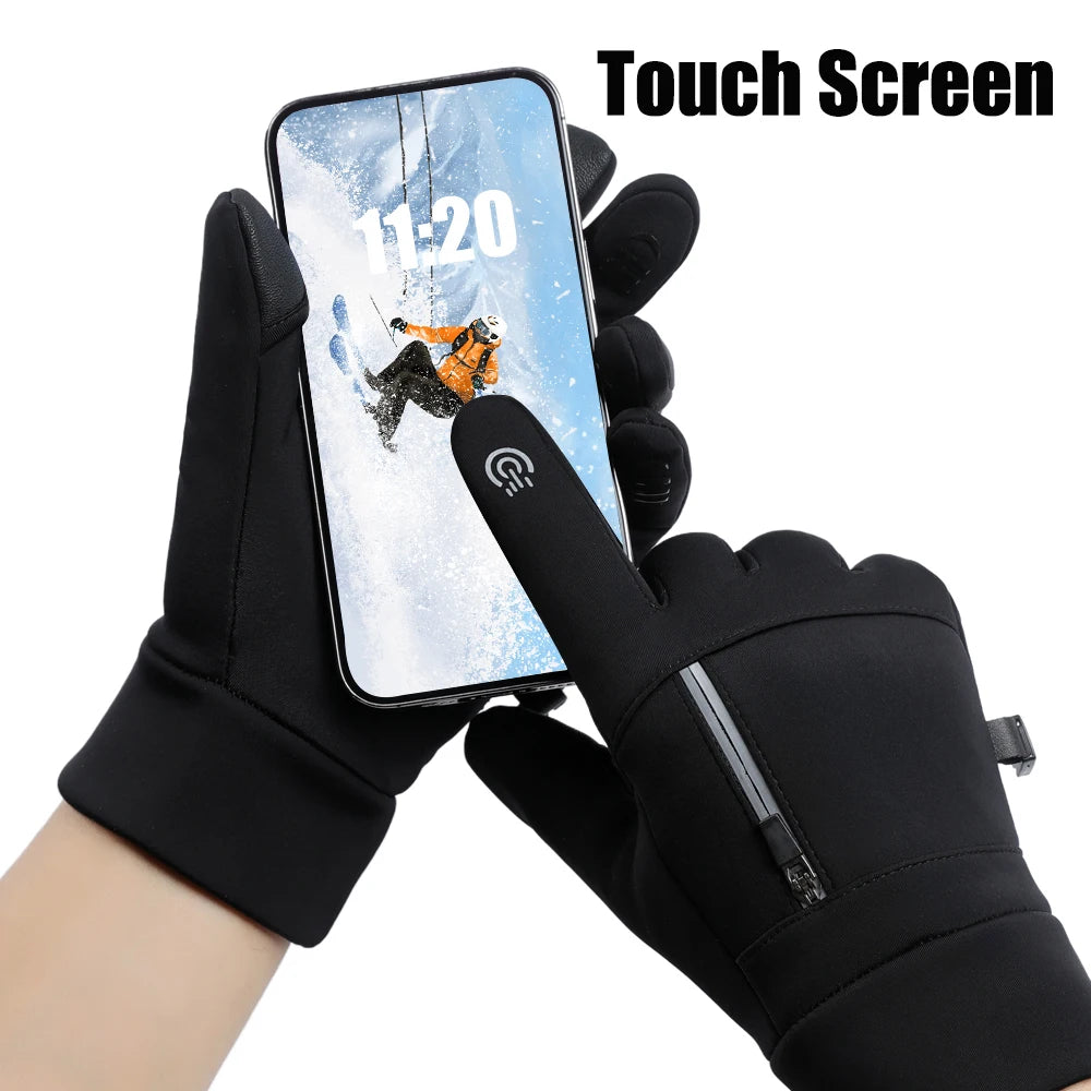 Unisex Winter Touchscreen Gloves | Warm & Windproof Ski Gear