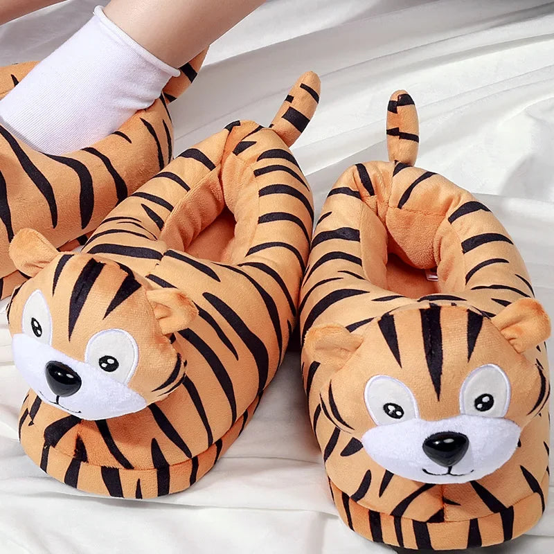 Cute Milk Cow Plush Slippers | Cozy Kawaii Indoor House Shoes