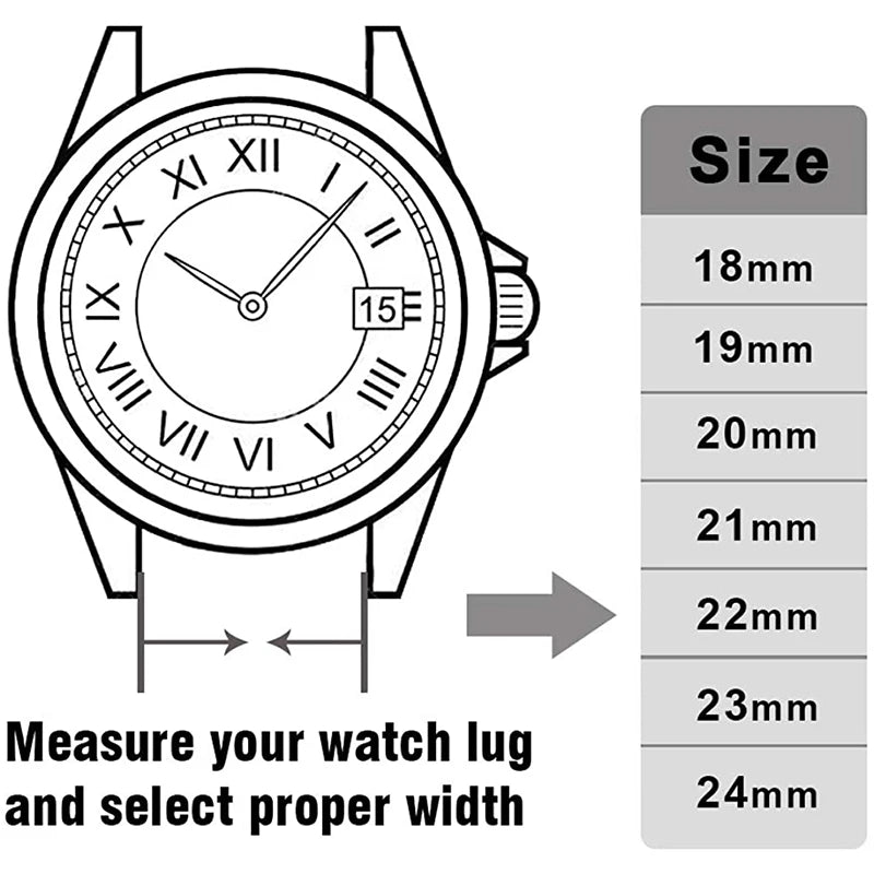 Nylon Loop Watch Strap | Versatile 18mm, 20mm & 22mm Options
