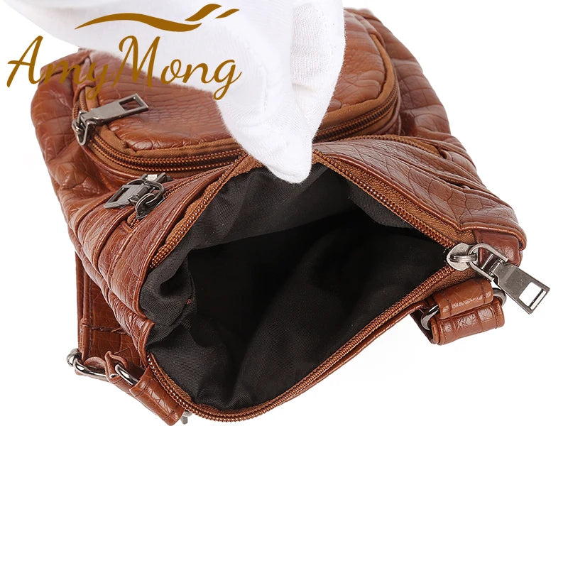 Bolso Bandolera con Múltiples Bolsillos para Mujer | Moderno y Versátil
