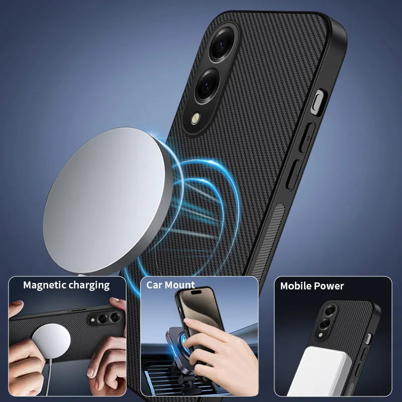 Funda de lujo magnética y antigolpes para teléfono | Protección elegante