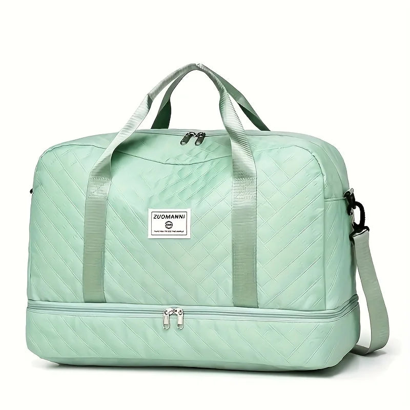 Large Capacity Luxury Duffel Bag | Travel Gym Tote with Pockets