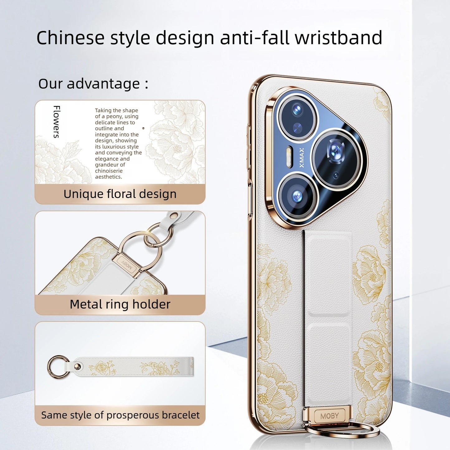 Elegant 4-in-1 Phone Case | Luxury Protection for Your Phone