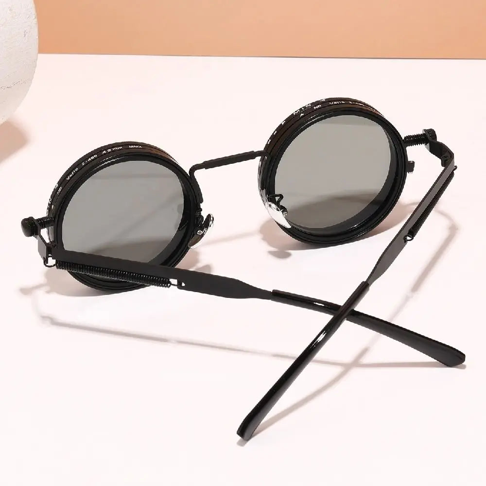 Retro Adjustable Dimming Sunglasses | 9-Level UV Protection