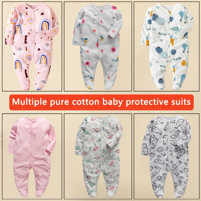 Soft Cotton Long Sleeve Baby Bodysuit | Cozy Outfit for Infants