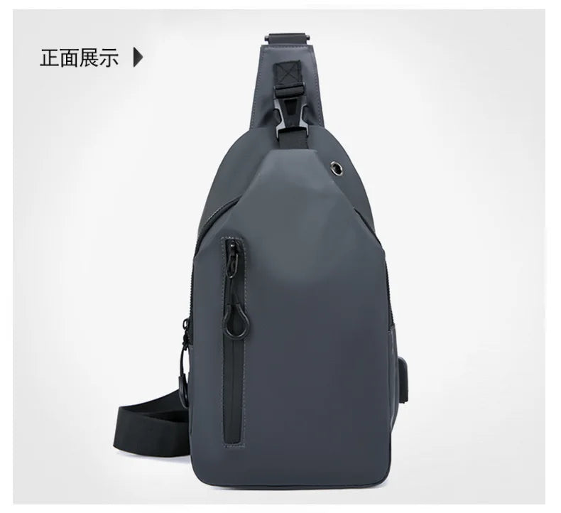 Stylish Men's Chest Bag | Casual One Shoulder Crossbody Design