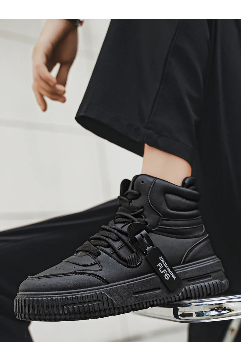 Men's Casual High-Top Sneakers | Stylish & Versatile Footwear