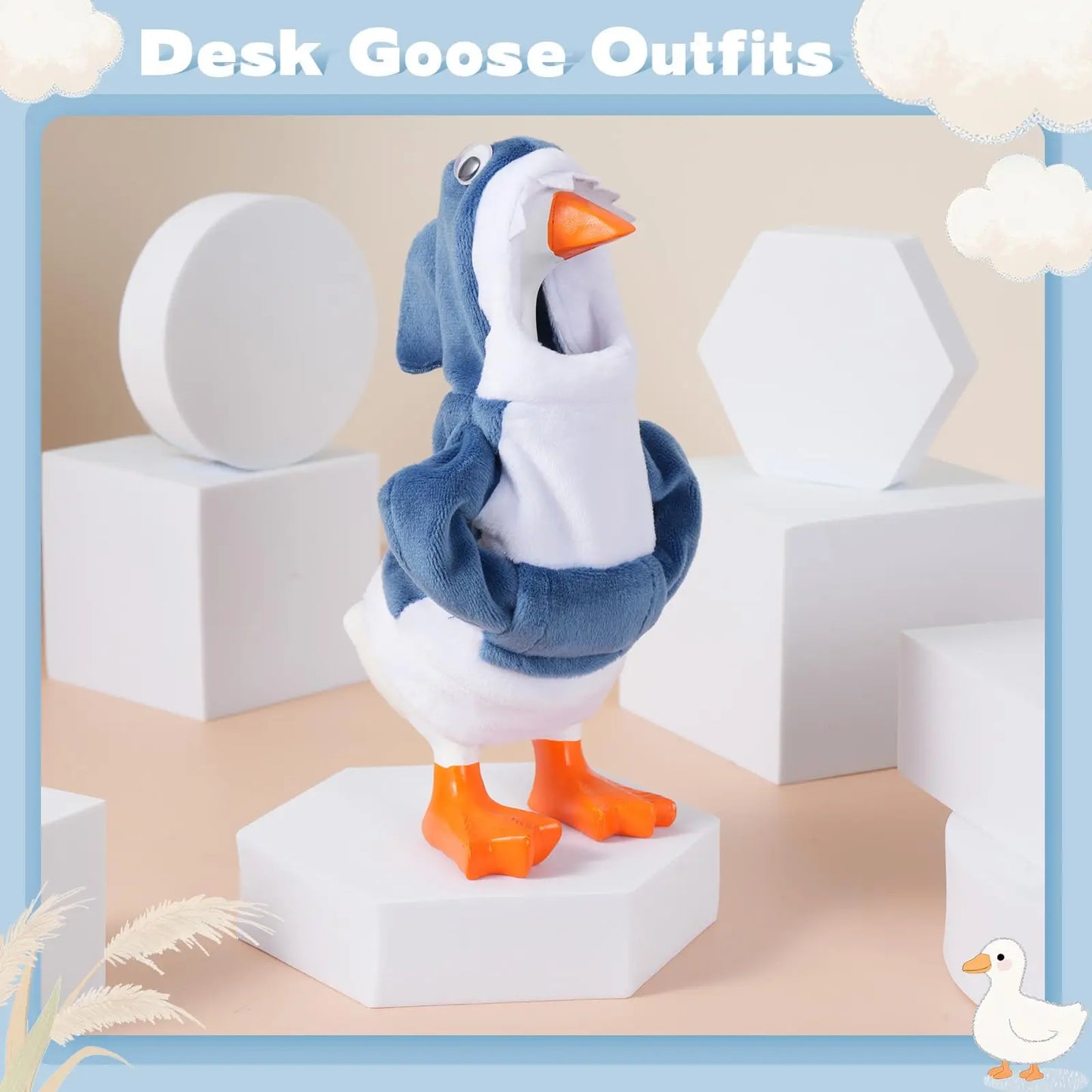 7-Inch Desk Goose Outfits | Fun and Playful Desktop Accessories