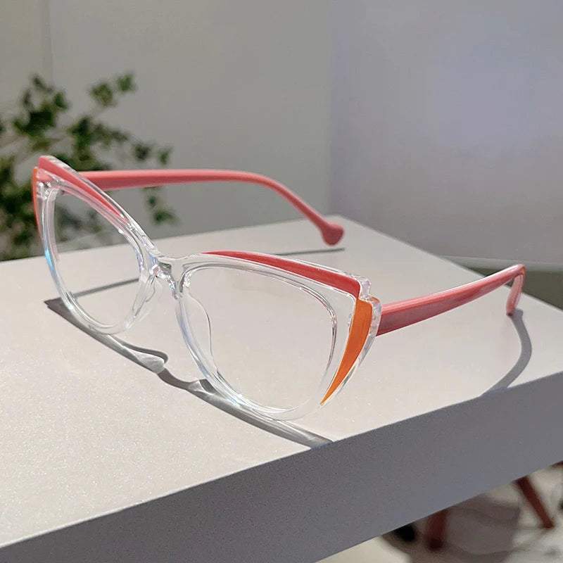 Trendy Cat Eye Glasses | Stylish Blue Light Blocking Eyewear