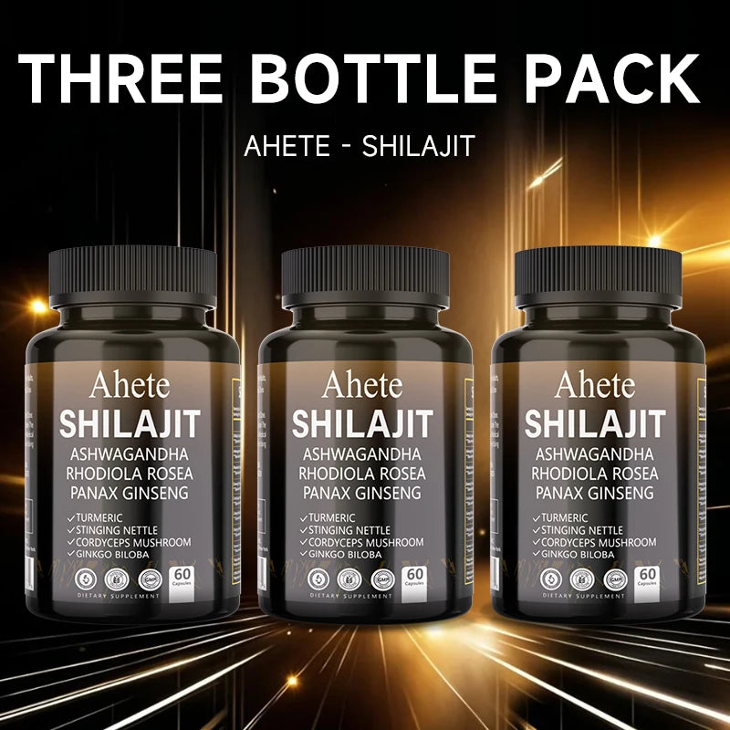 Premium Shilajit Energy Supplement | Boost Your Well-Being