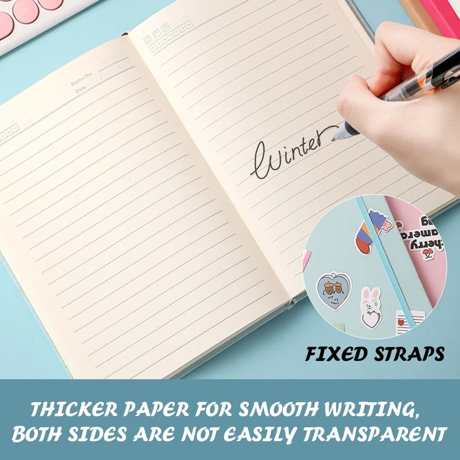 Premium A5 PU Notebook | 200 Pages for Students & Professionals