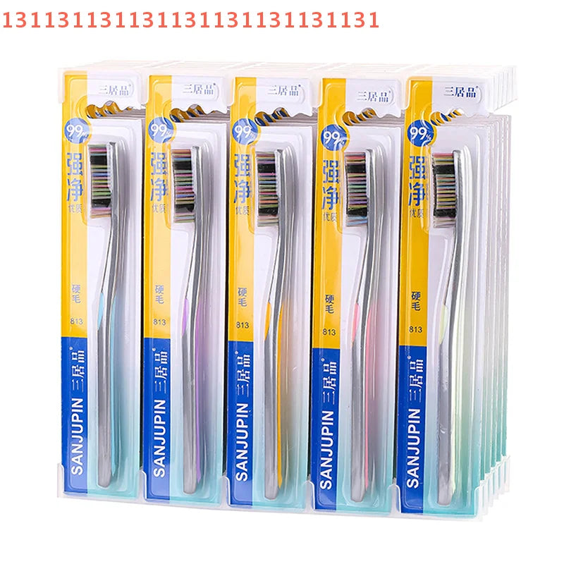 Large Head Bristle Toothbrush | Deep Oral Cleaning & Stain Removal