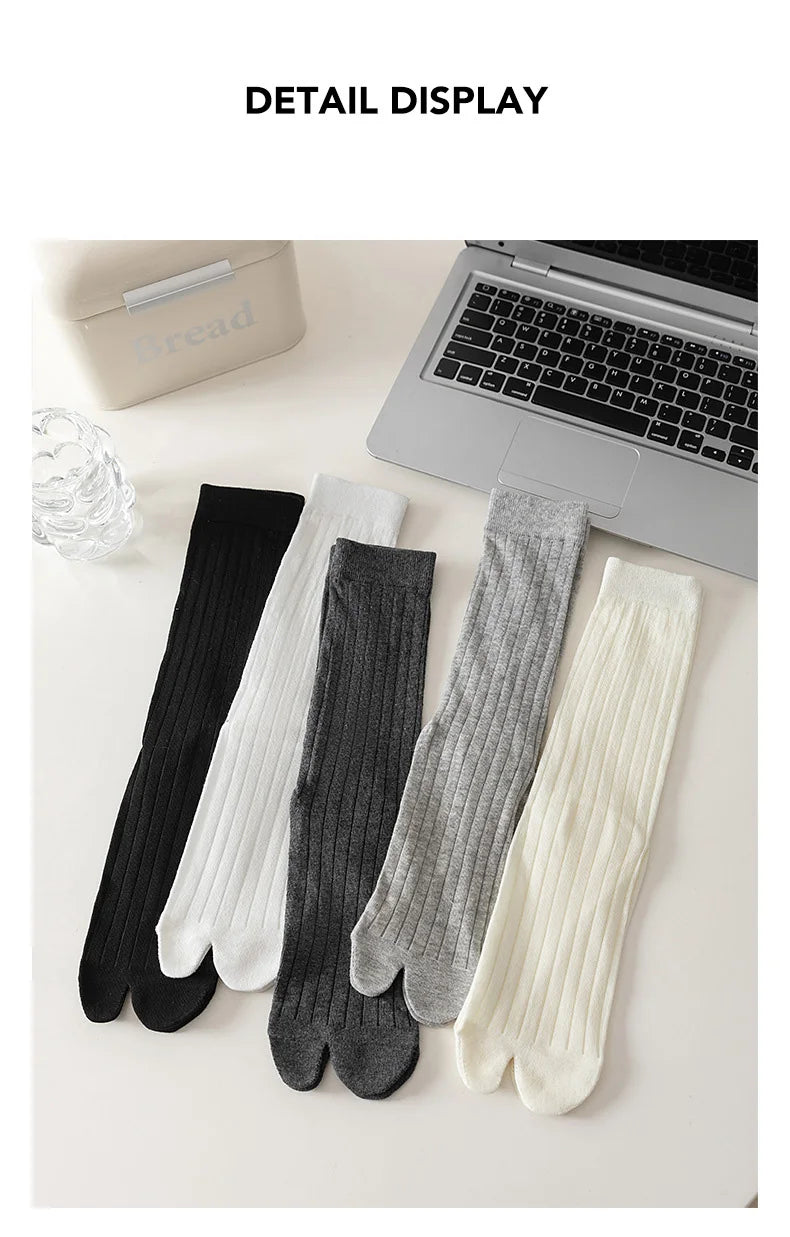 Stylish Cotton Tabi Socks for Women | Comfortable Two-Toed Socks