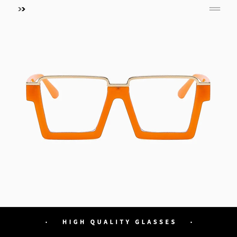 Chic Oversized Blue Light Blocking Glasses | Fashionable Protection