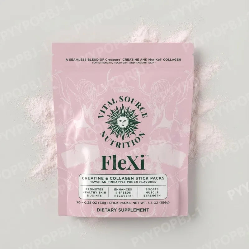 Creatine & Collagen Powder Stick Packs for Strength & Skin Health