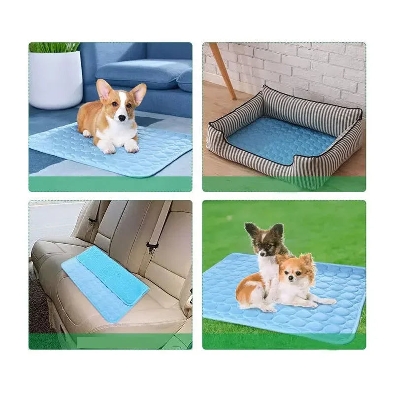 Cooling Pet Ice Pad | Breathable Washable Sleep Mat for Pets