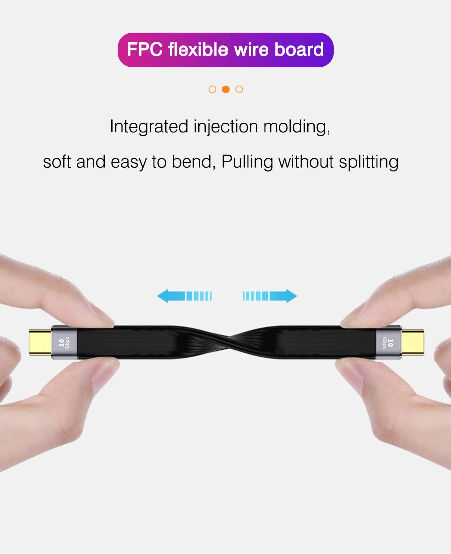 USB 3.1 10Gbps Data Transfer Cable | Fast Charging & High-Speed