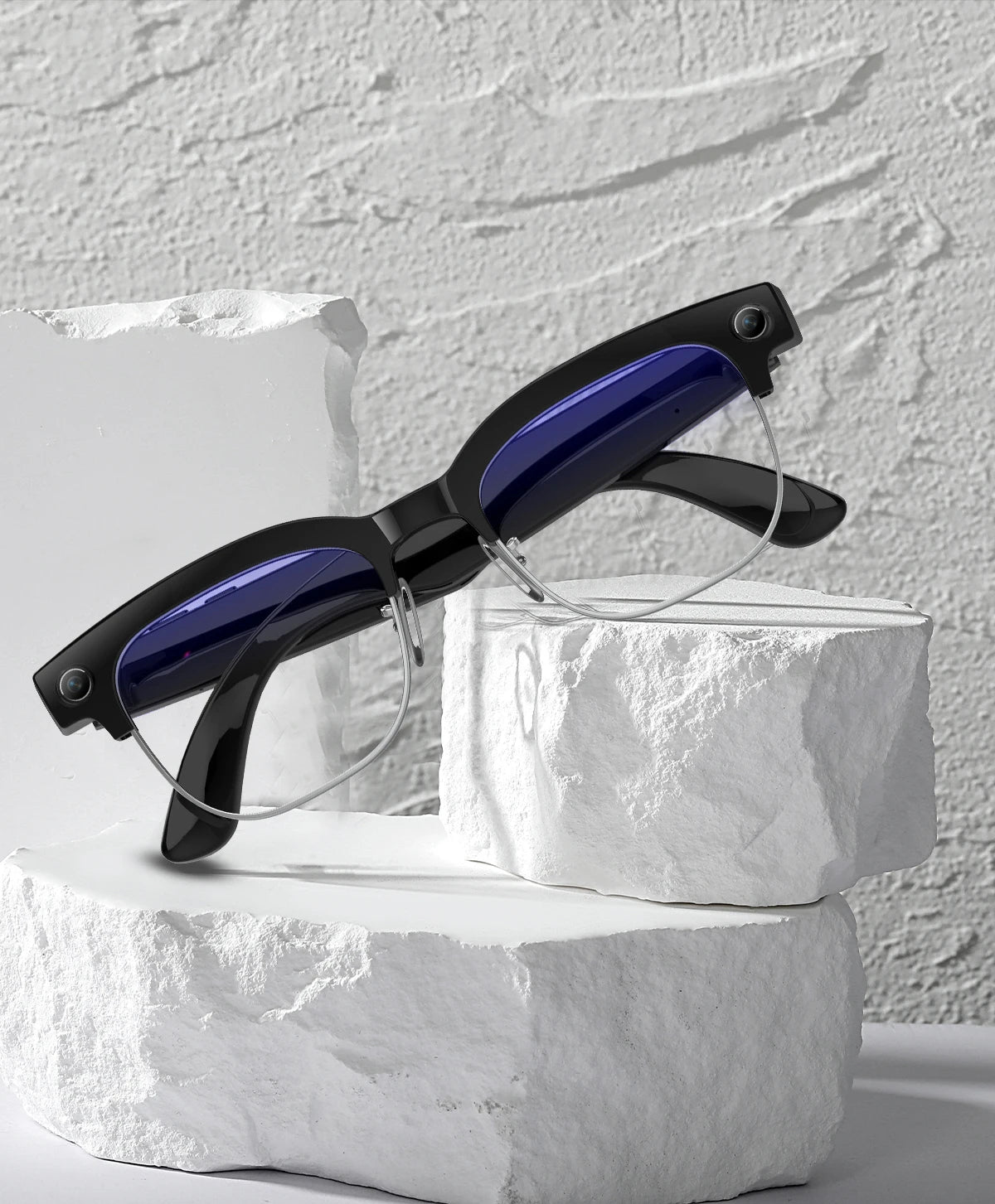 AI Smart Glasses with 800W Camera & Multilingual Translation