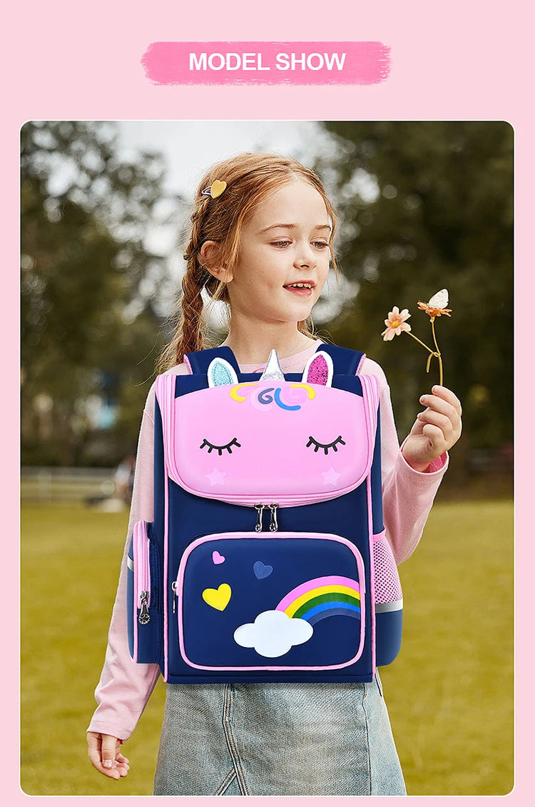 Cute Unicorn Backpack for Kids | Ideal School Bag for Grades 1-6