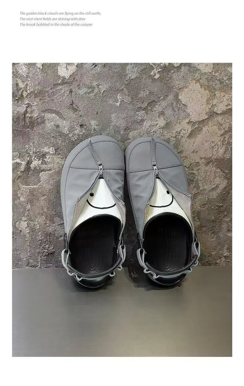 Men Slip On Summer Beach Shoes Cold Bonded Cork Sole Casual Birken Sandals Non Slip Outdoor Slippers Size 38-43