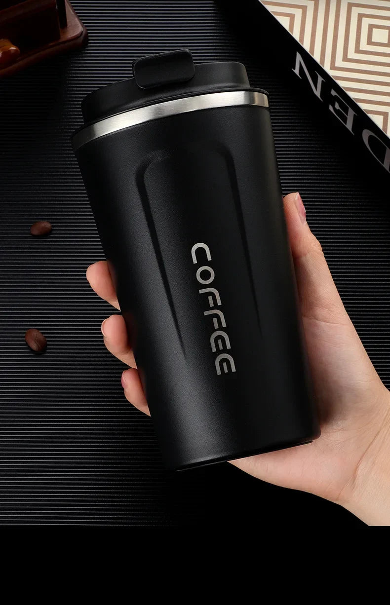 Stainless Steel Thermos Travel Mug | Leak-Proof & Insulated