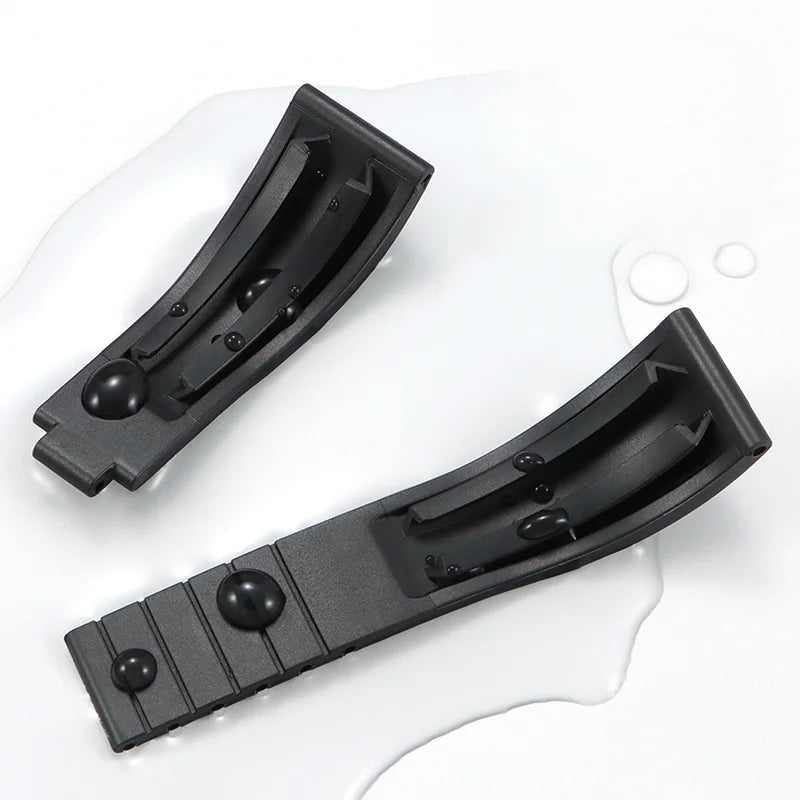 Durable Stainless Steel Butterfly Buckle Watch Strap for Men