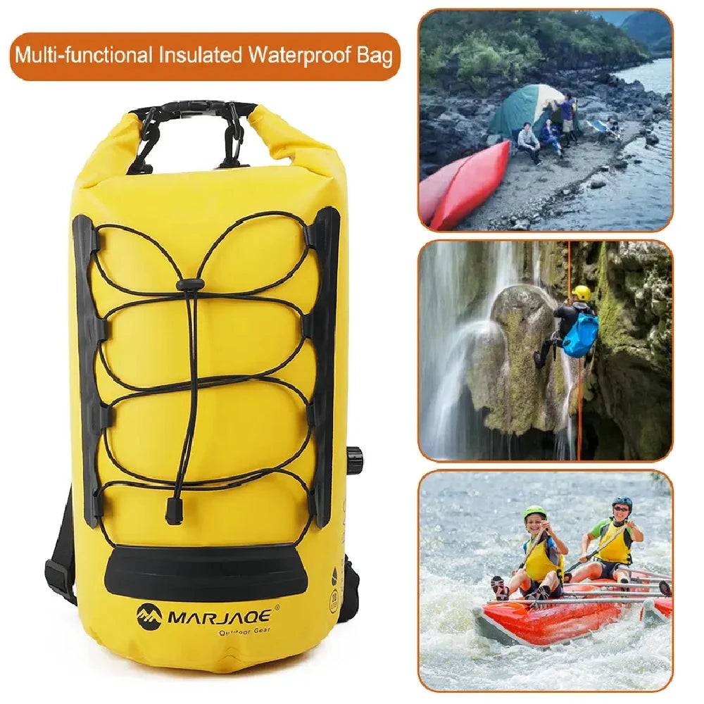 20L Waterproof Dry Bag Backpack | Lightweight Roll-Top Pack