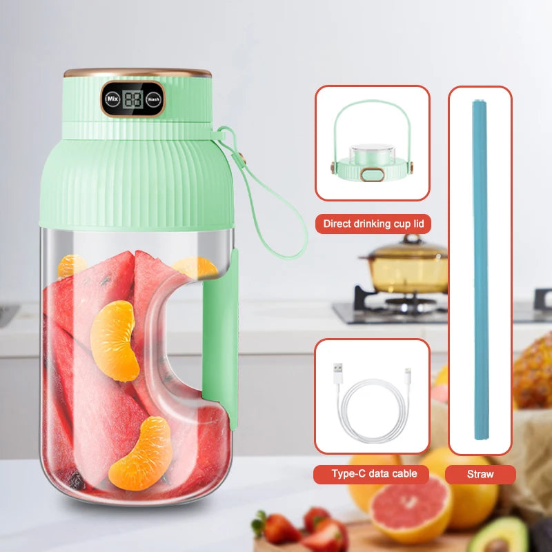 1000ML Portable Juicer Blender | USB Charging Smoothie Maker