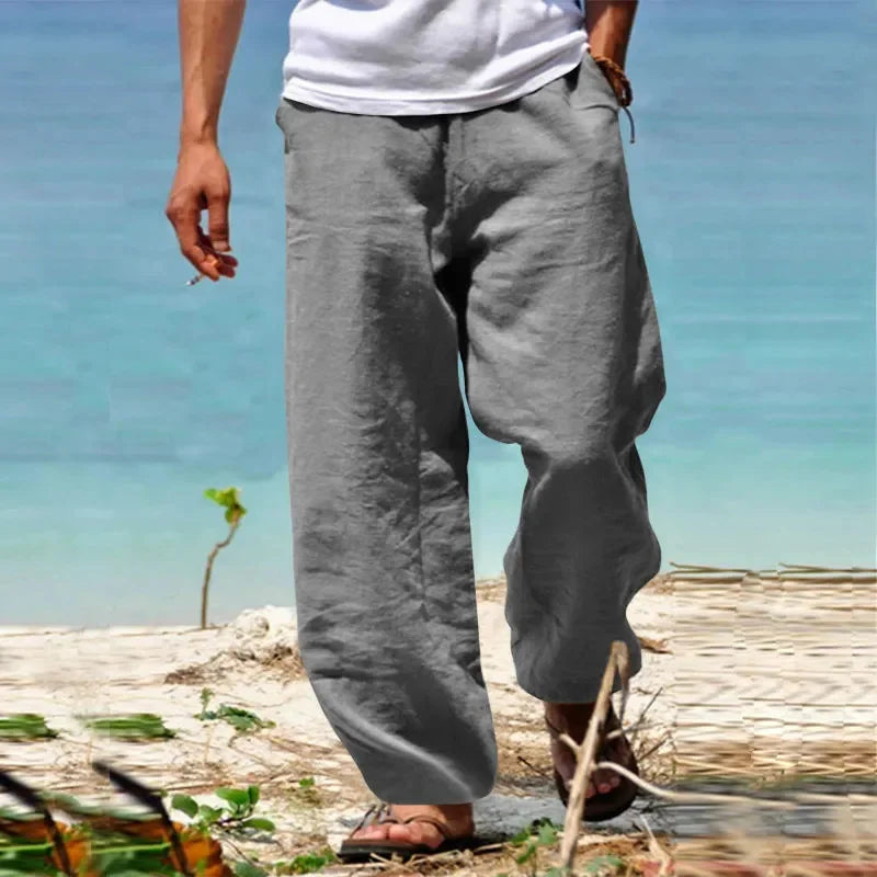 Men's Breathable Beach Pants | Casual Loose Trousers for Summer