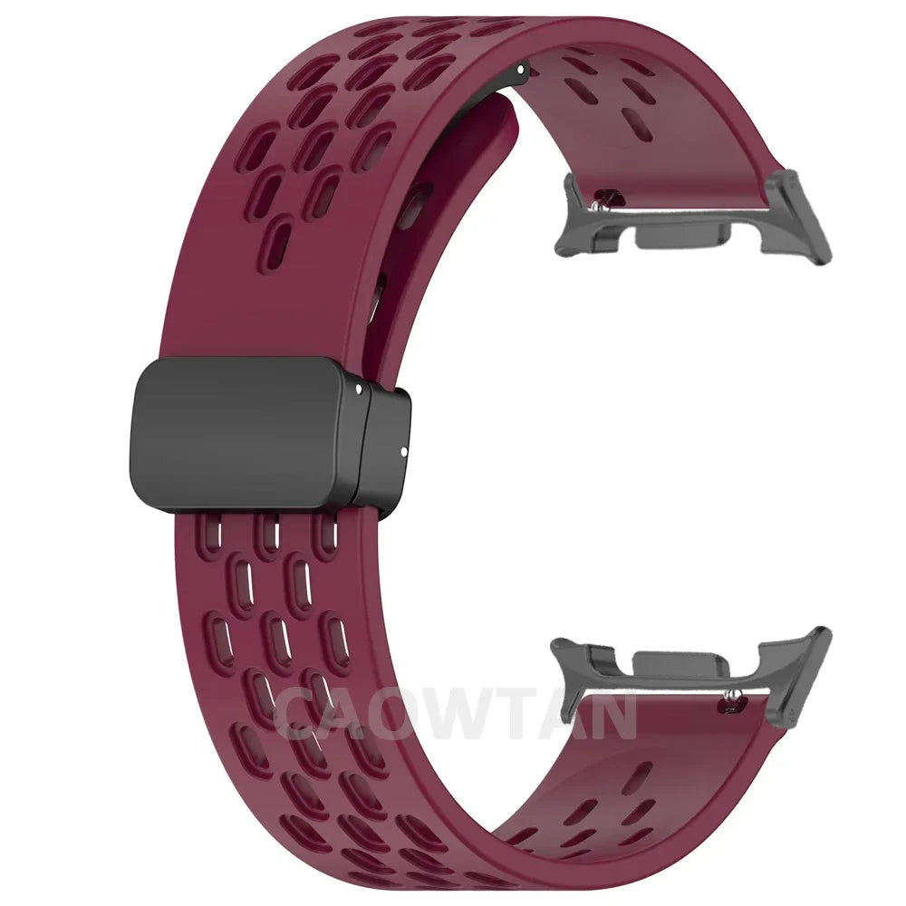 Breathable Sports Silicone Strap for Galaxy Watch | Magnetic Clasp