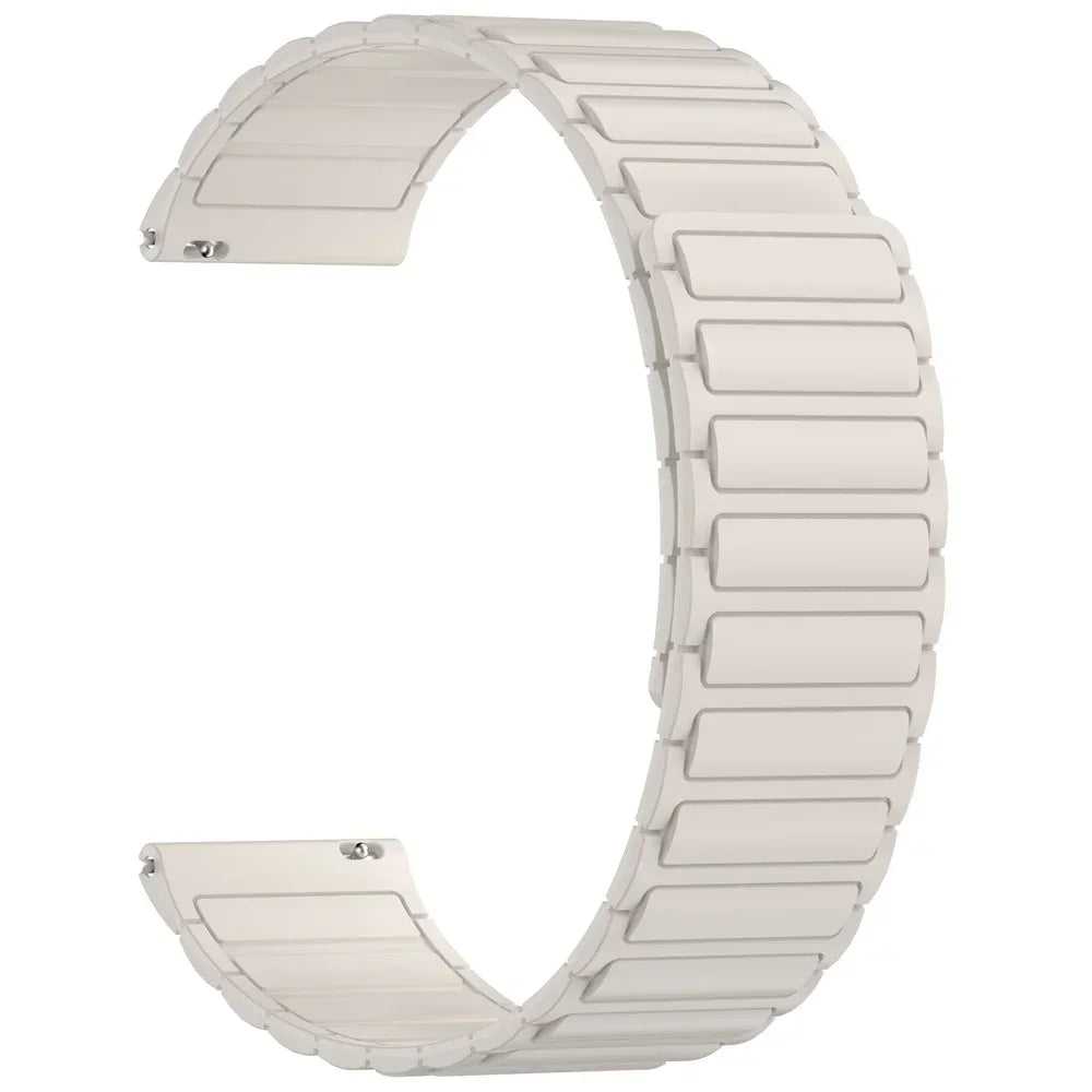 22mm Magnetic Silicone Strap | Versatile Sports Band Bracelet