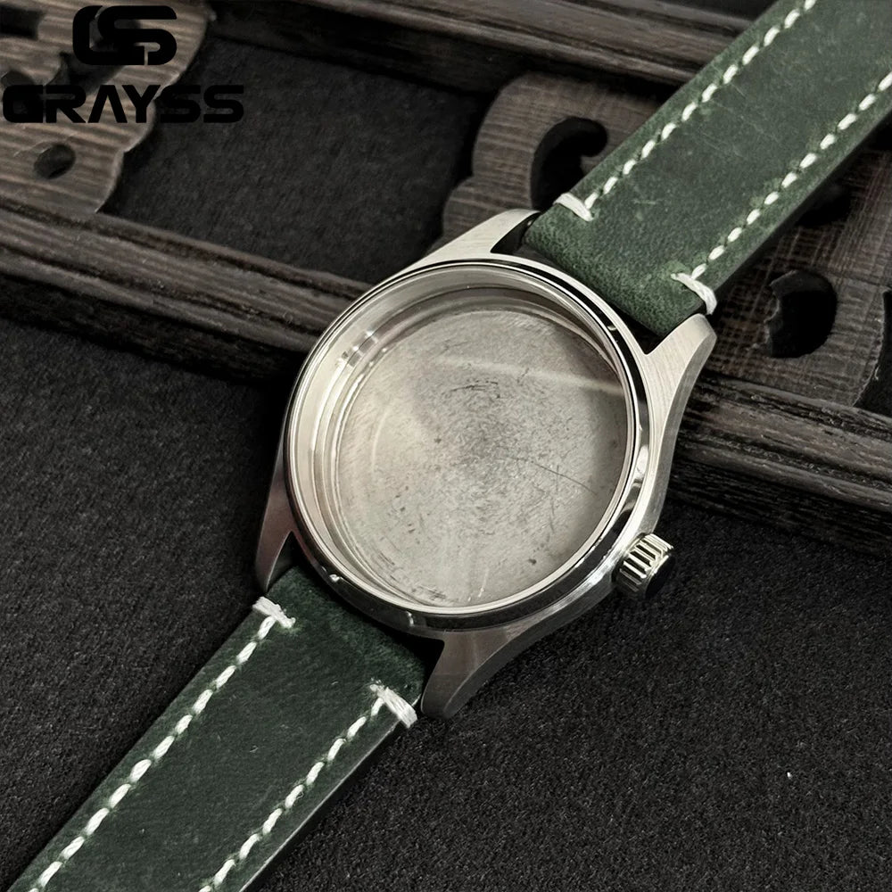 Retro Pilot Little Prince Watch Case | Stainless Steel, Sapphire Glass