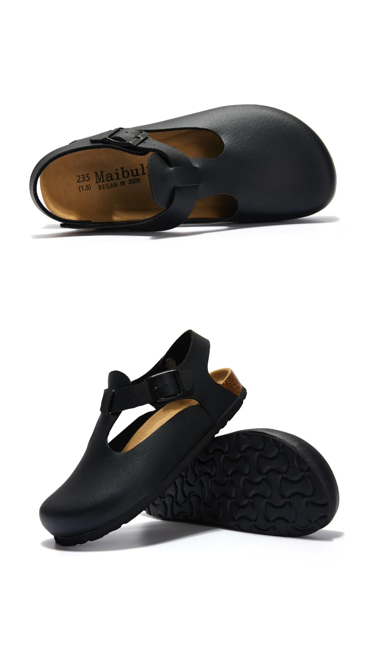 Summer Women's Gladiator Cork Sandals | Casual Buckle Straps