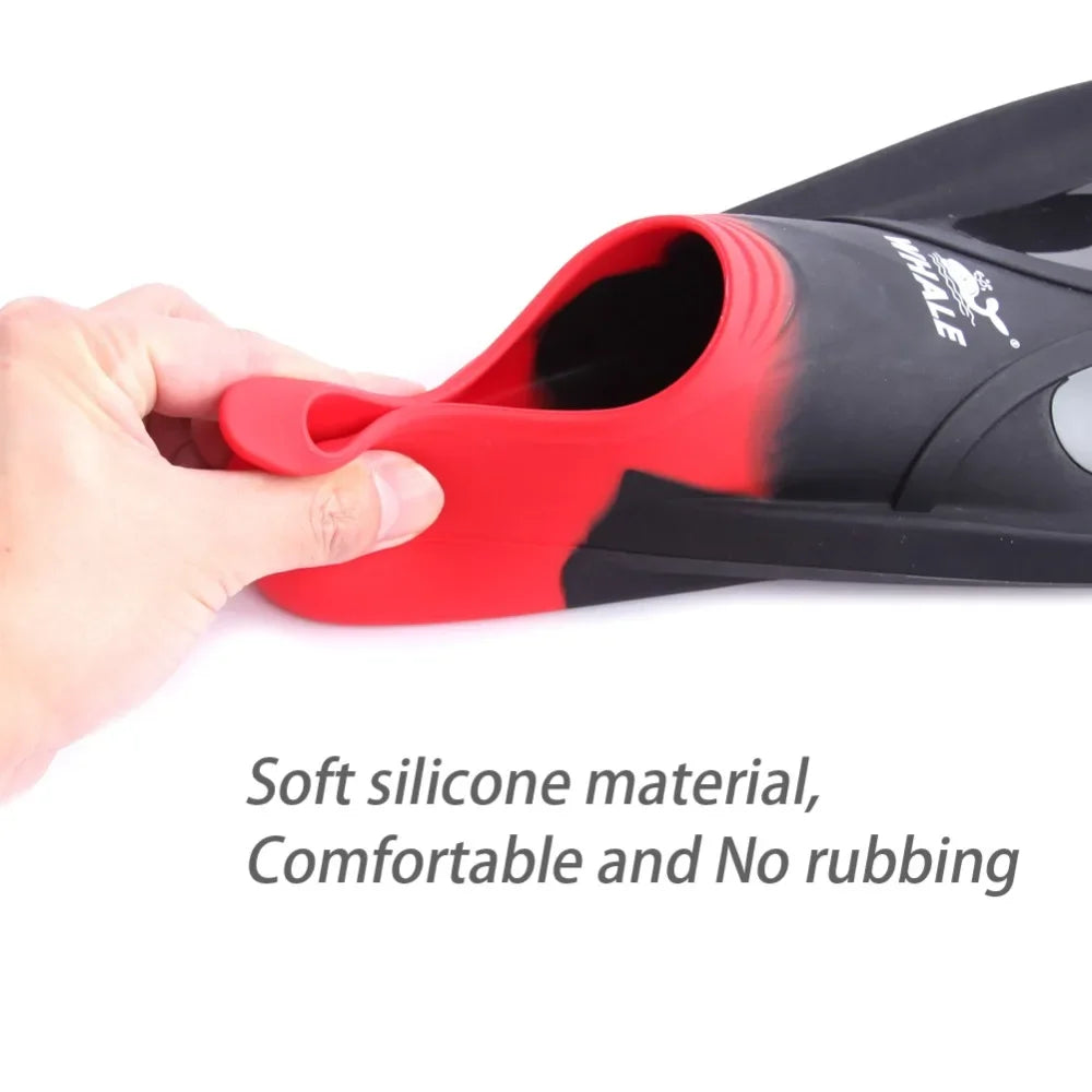 Professional Silicone TPR Diving Fins for All Ages | Pool Ready