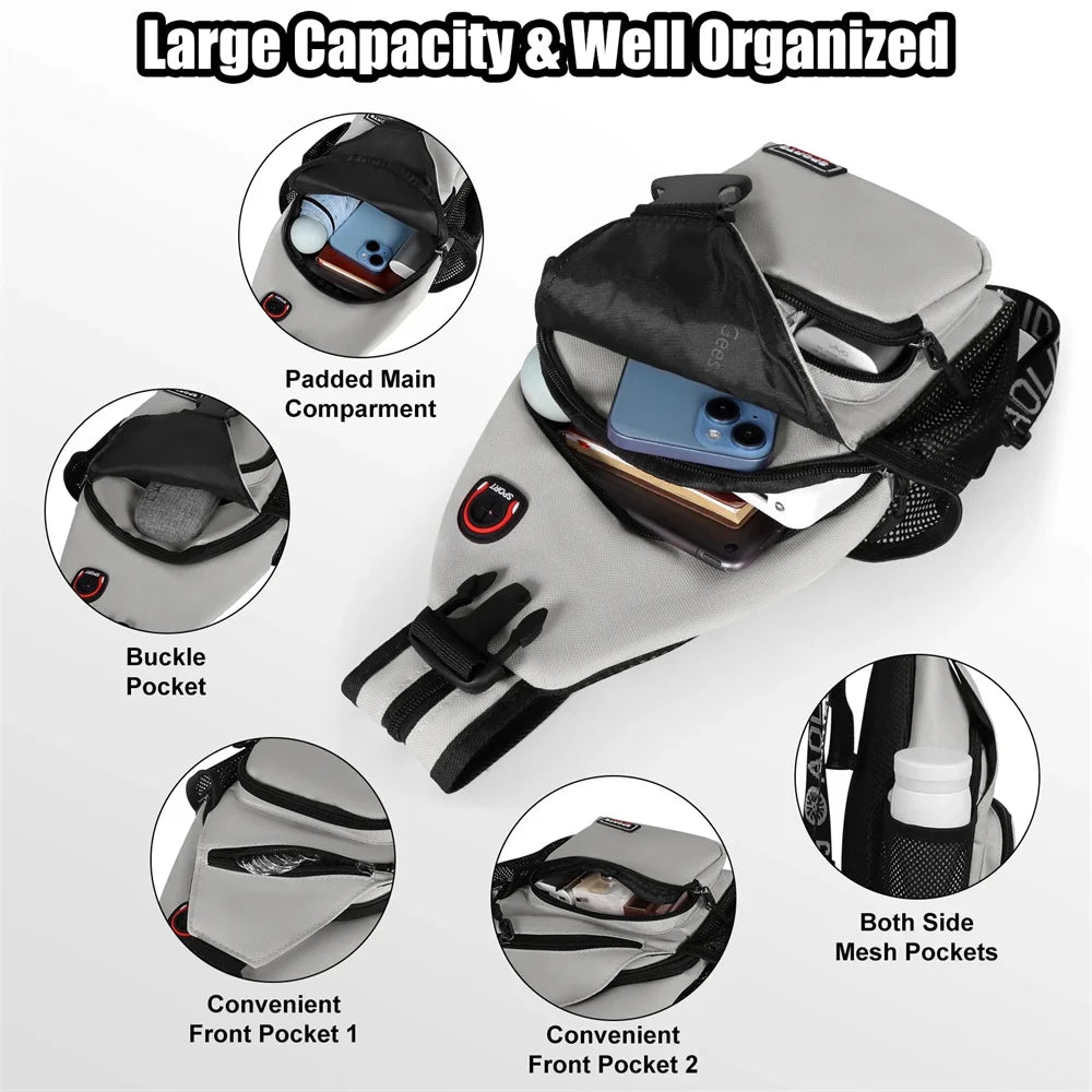 Adjustable Women Chest Bag | Versatile Sports Travel Messenger