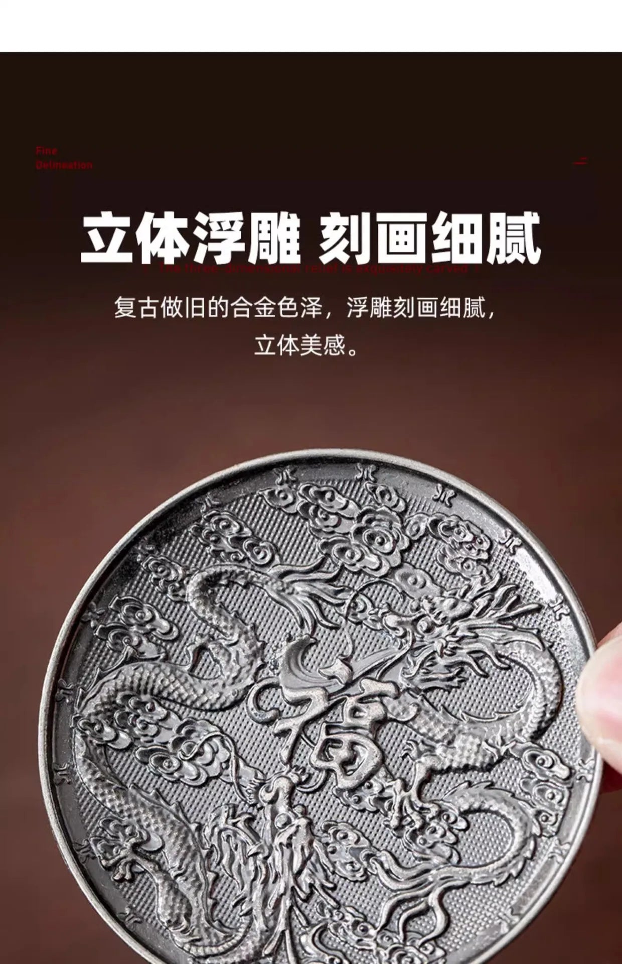 Zen Antique Coasters | Elegant Heat Insulation Tea Accessories