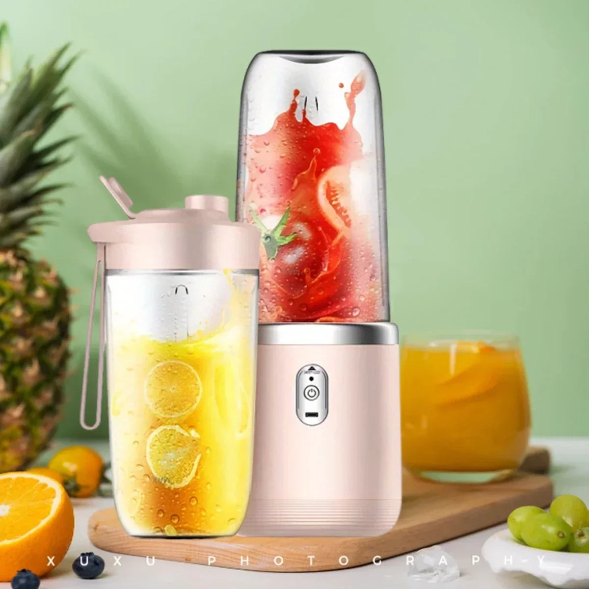 USB Rechargeable Electric Juicer | Portable Fruit & Vegetable Extractor