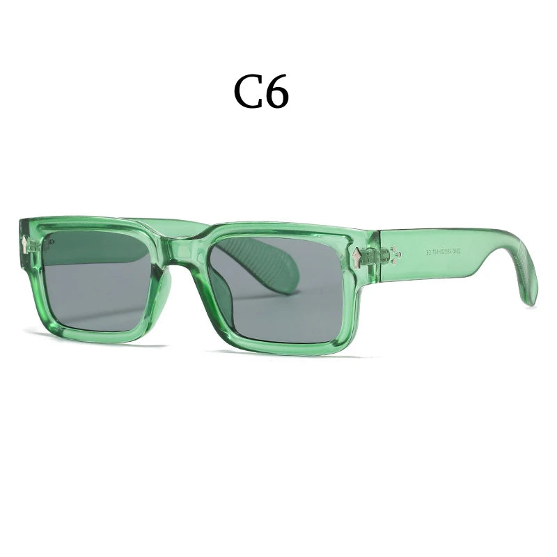 Stylish Rivet Sunglasses | Retro UV400 Eyewear for Everyone