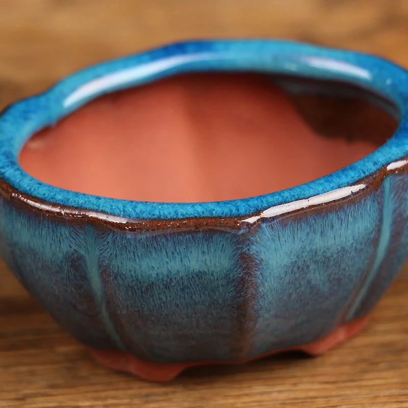Chinese Style Bonsai Flowerpot | Ceramic Plant Planter for Home