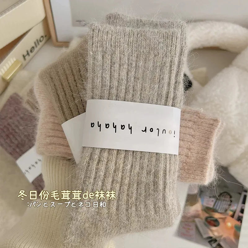 Women's Cashmere Wool Thermal Socks | Thick Warm Winter Socks