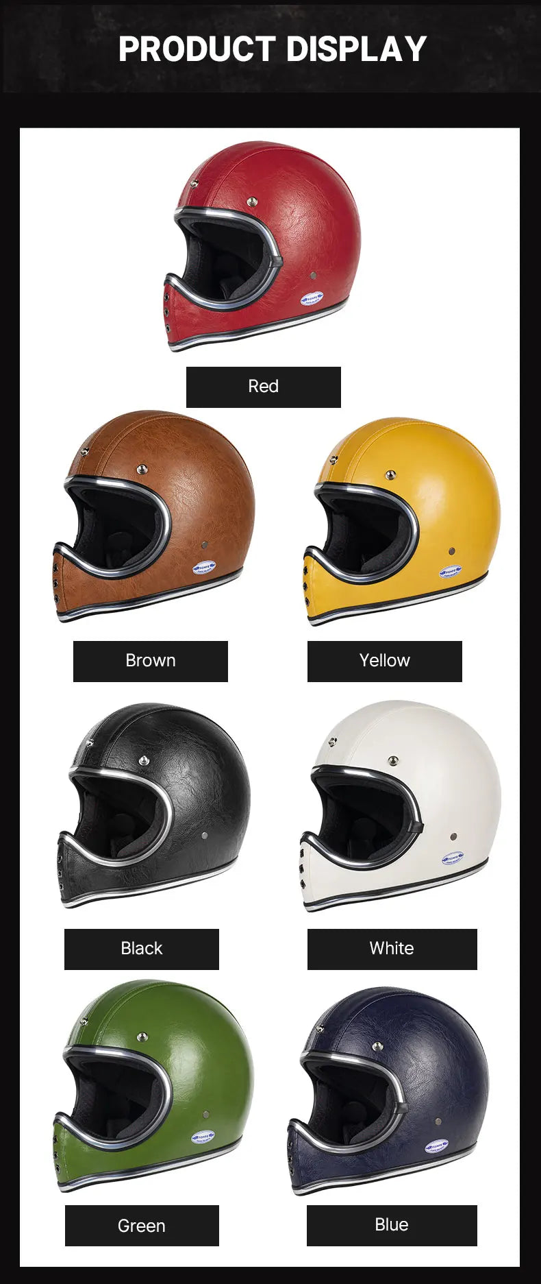 Yellow Vintage Full Face Helmet with Photochromic Goggles | Safety & Style