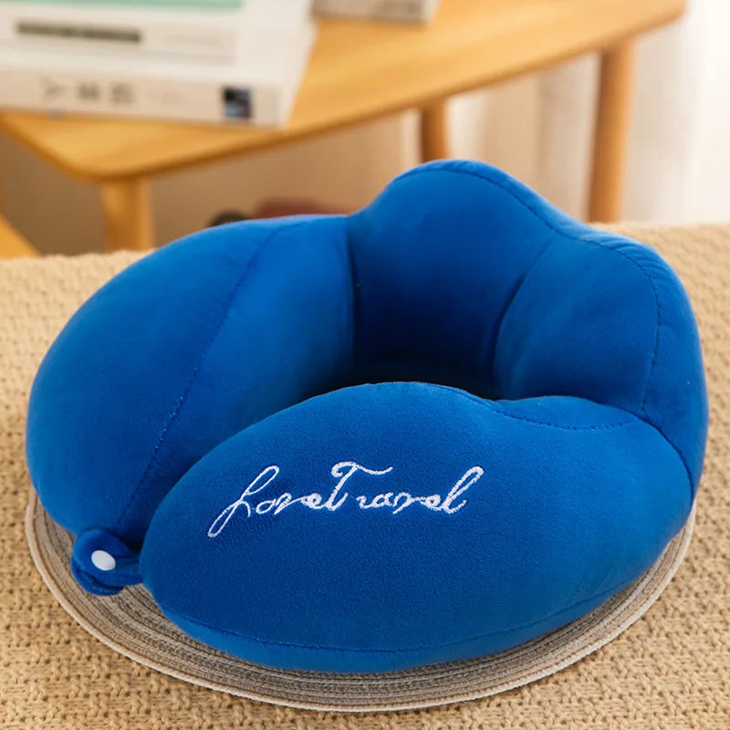 Comfortable U-Shaped Neck Pillow for Travel | Soft Support Cushion