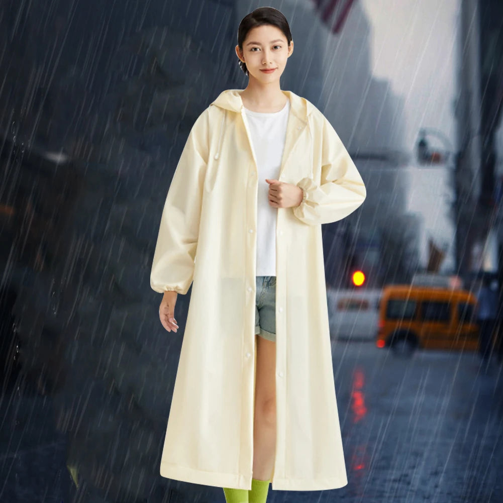 Thickened Waterproof Adult Raincoat | Unisex Hooded Outdoor Gear
