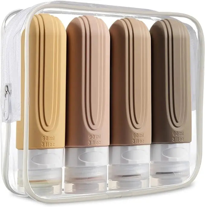 TSA Approved Travel Bottles | Leak Proof Silicone Toiletry Containers