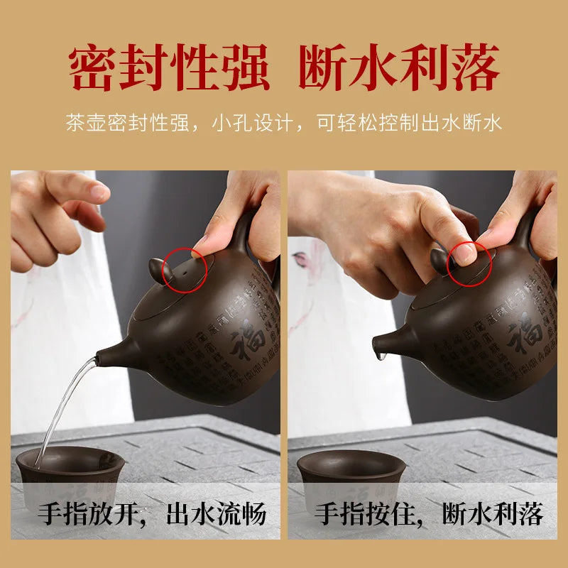 Handmade Yixing Clay Teapot | Perfect Tea Maker for Kung Fu Tea