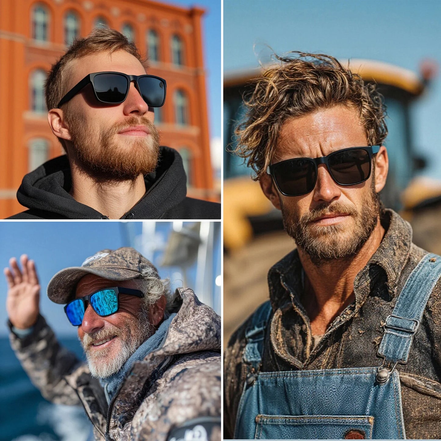 Polarized Oversized Sunglasses | Ultralight UV400 Sport Glasses
