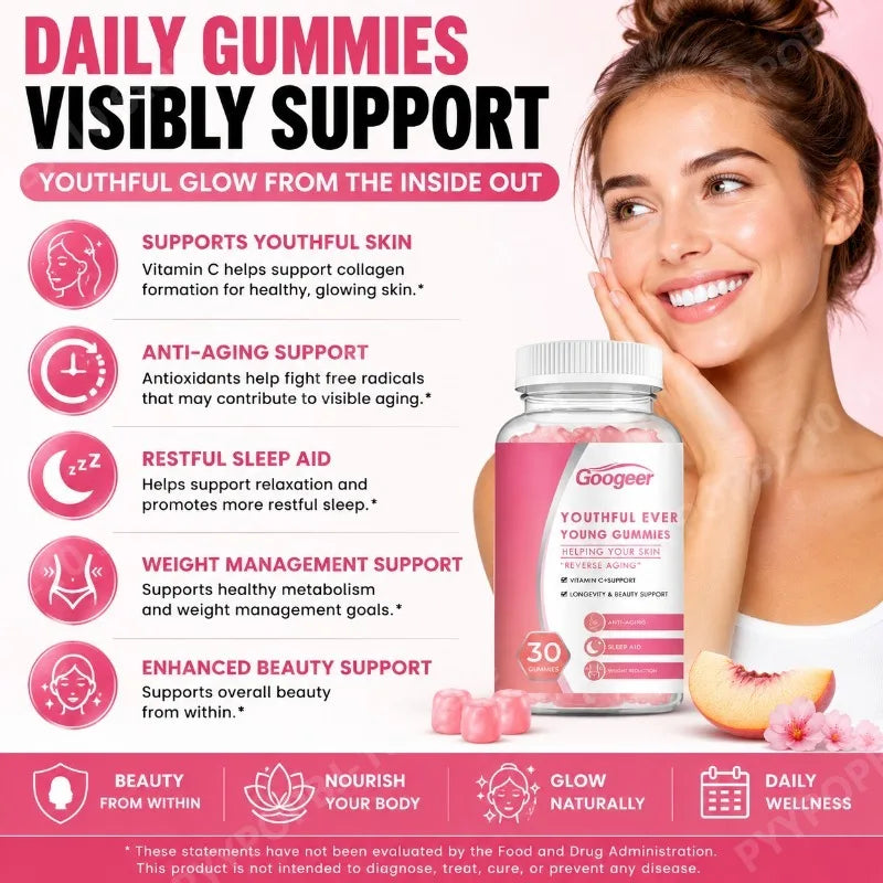 Collagen Gummies for Skin Elasticity | Beauty Support Supplement