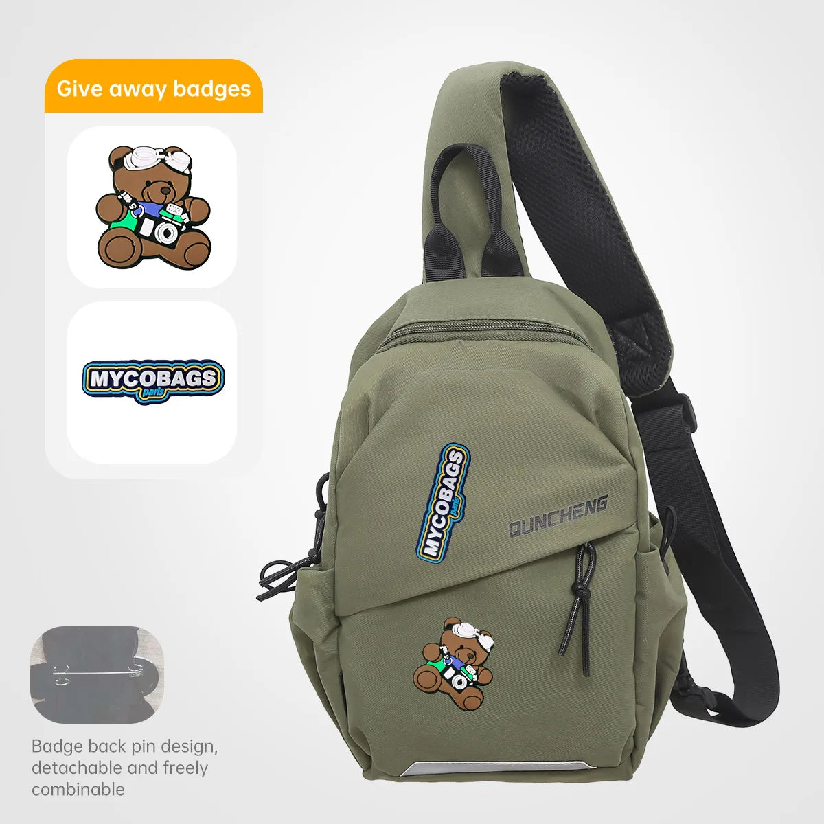 Versatile Crossbody Shoulder Bag for Outdoor Activities