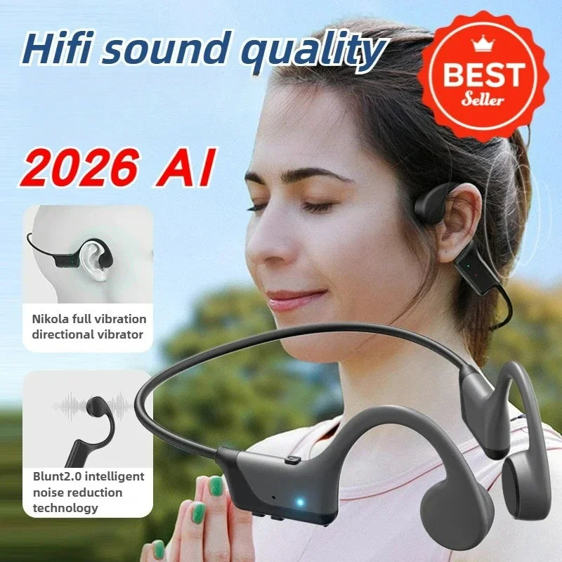 Wireless Bluetooth Sport Open Ear Headphones | Waterproof & Comfortable