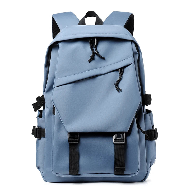 Versatile Solid Color Backpack for Travel and Commuting